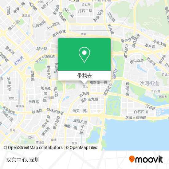 汉京中心地图