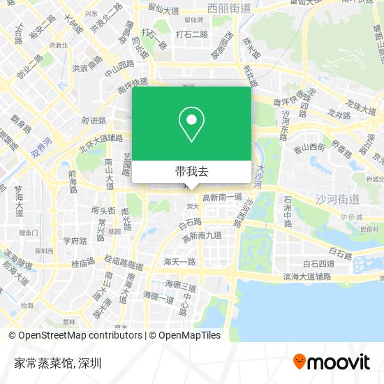 家常蒸菜馆地图