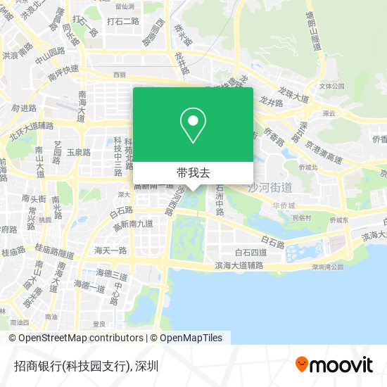 招商银行(科技园支行)地图