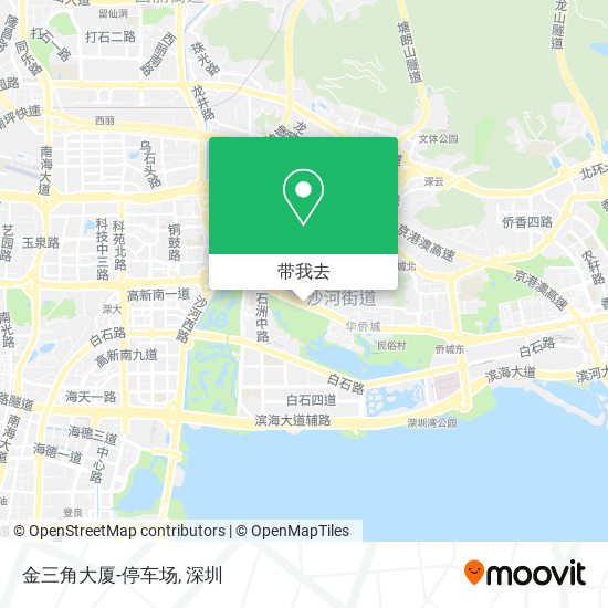 金三角大厦-停车场地图