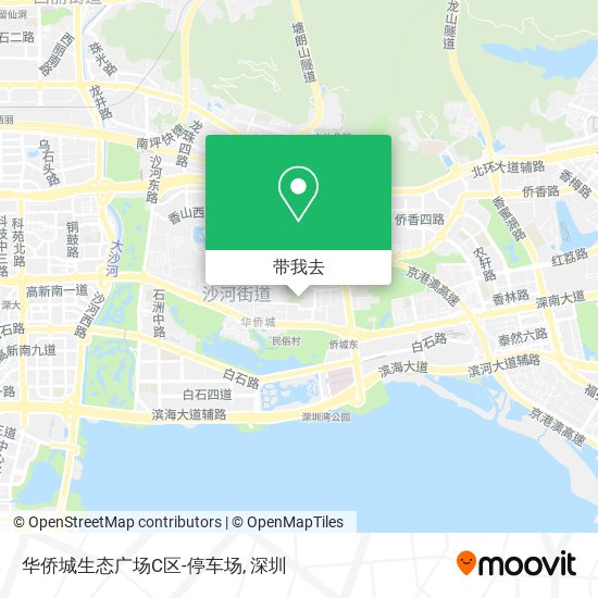 华侨城生态广场C区-停车场地图