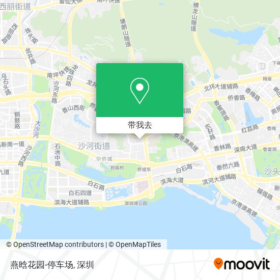 燕晗花园-停车场地图