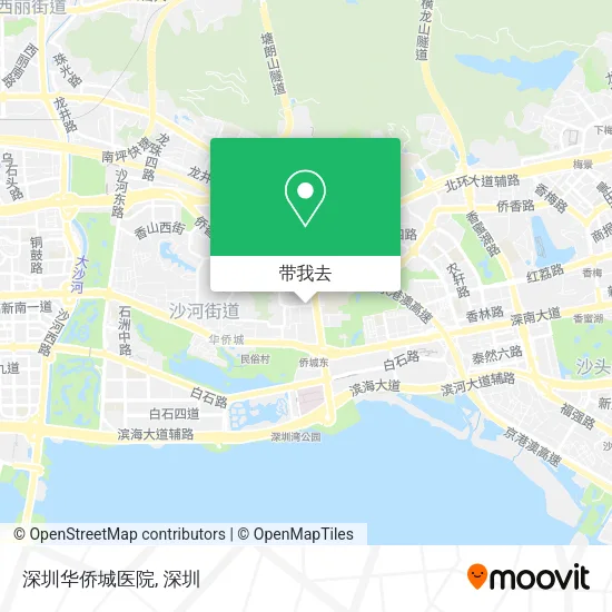 深圳华侨城医院地图