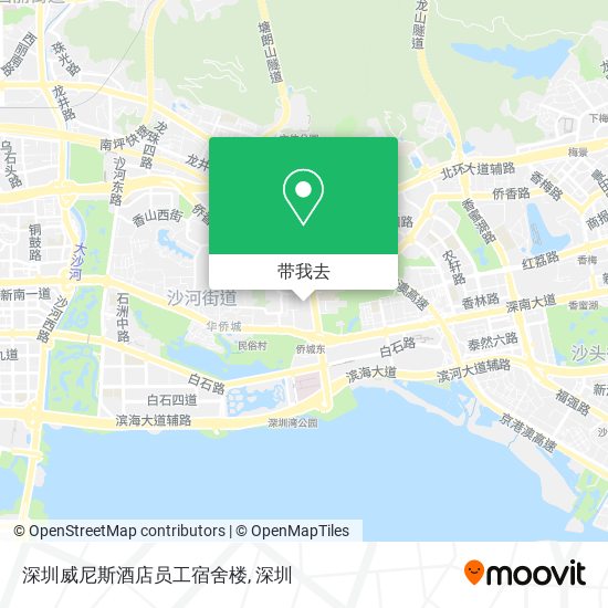 深圳威尼斯酒店员工宿舍楼地图