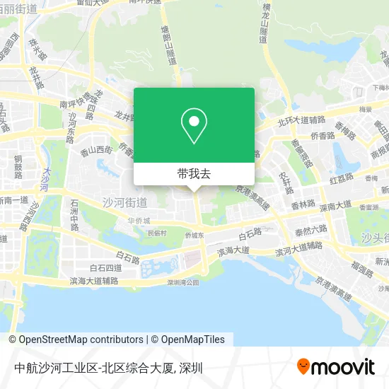中航沙河工业区-北区综合大厦地图