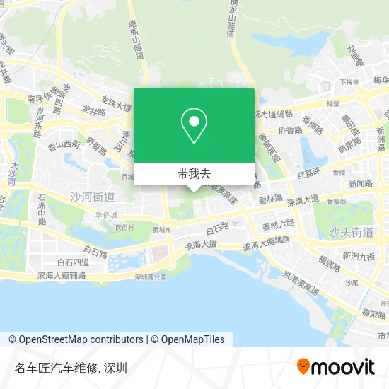 名车匠汽车维修地图
