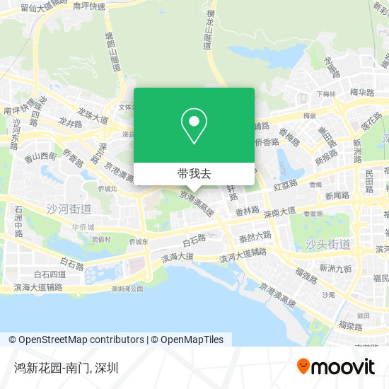 鸿新花园-南门地图