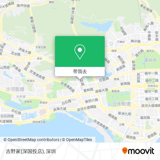 吉野家(深国投店)地图