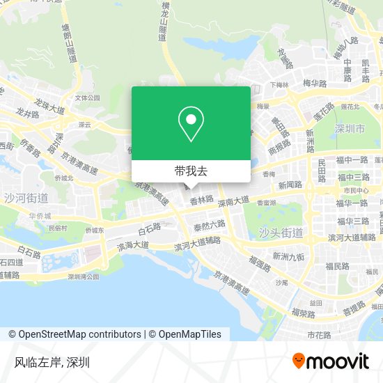 风临左岸地图