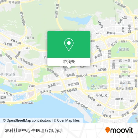 农科社康中心-中医理疗部地图