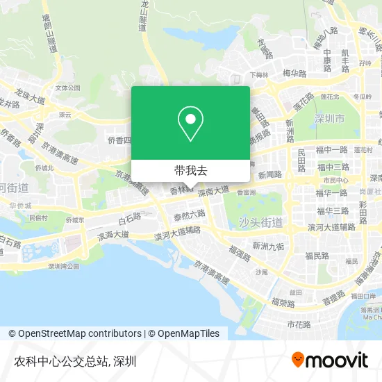 农科中心公交总站地图