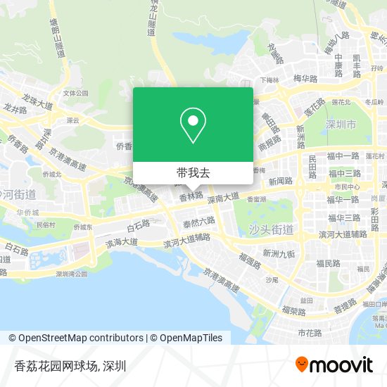 香荔花园网球场地图