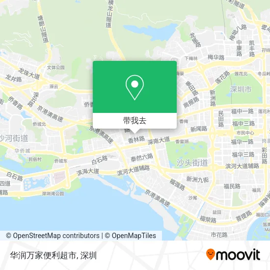 华润万家便利超市地图