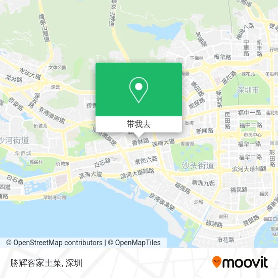 勝辉客家土菜地图