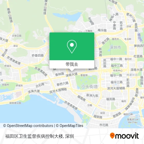 福田区卫生监督疾病控制大楼地图
