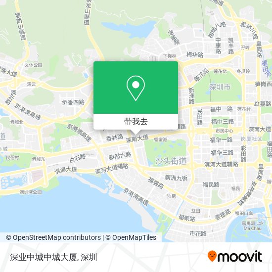 深业中城中城大厦地图