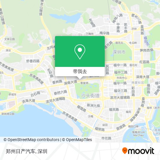 郑州日产汽车地图