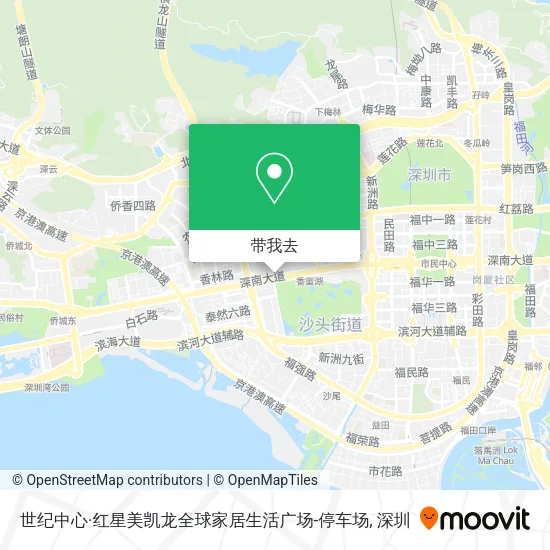 世纪中心·红星美凯龙全球家居生活广场-停车场地图