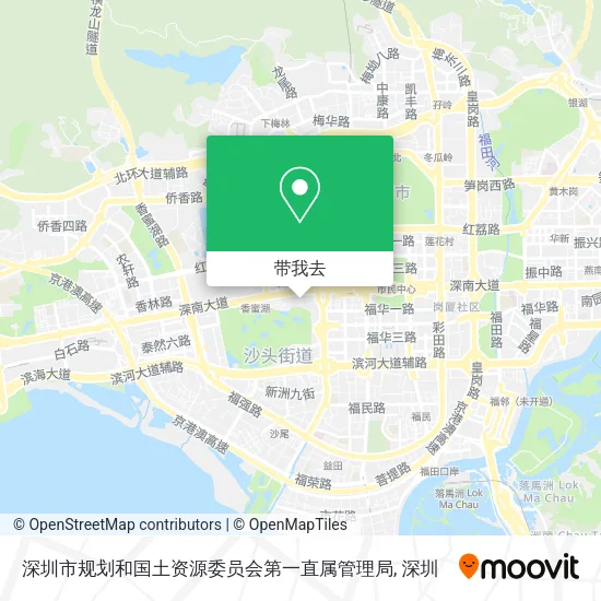 深圳市规划和国土资源委员会第一直属管理局地图