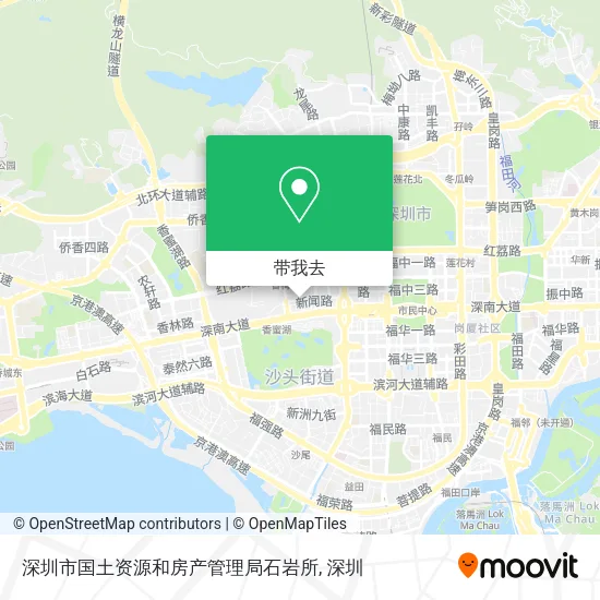 深圳市国土资源和房产管理局石岩所地图