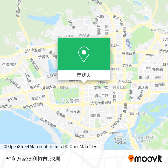 华润万家便利超市地图