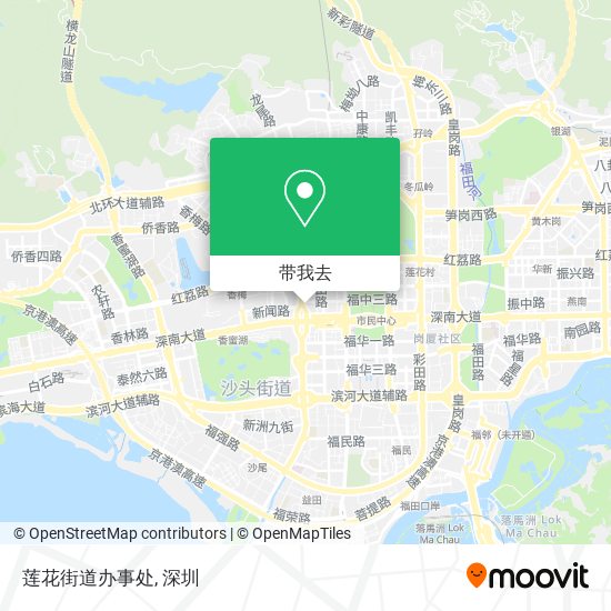 莲花街道办事处地图