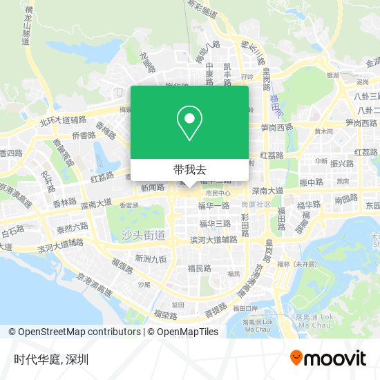 时代华庭地图