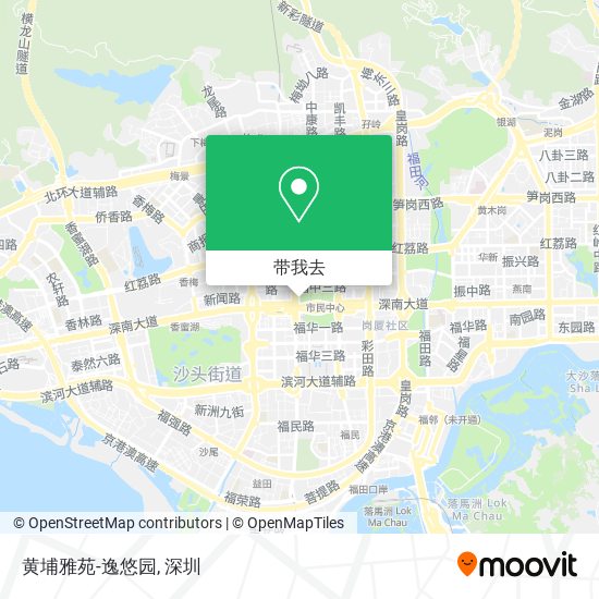 黄埔雅苑-逸悠园地图