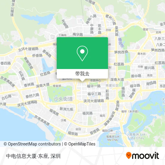 中电信息大厦-东座地图