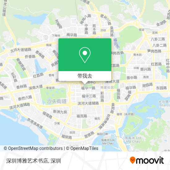 深圳博雅艺术书店地图