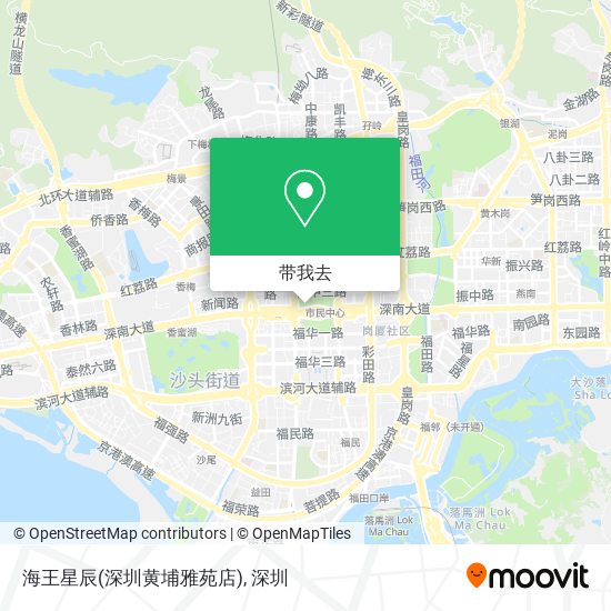 海王星辰(深圳黄埔雅苑店)地图