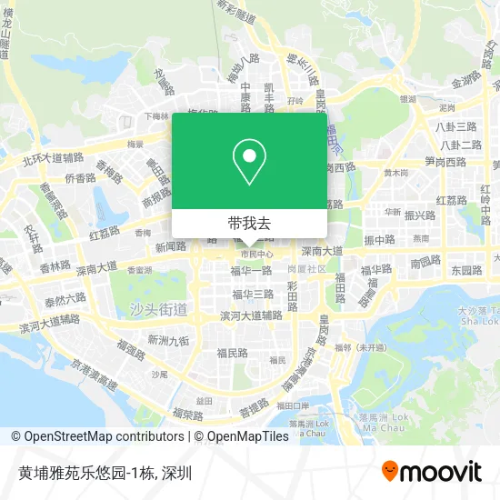 黄埔雅苑乐悠园-1栋地图