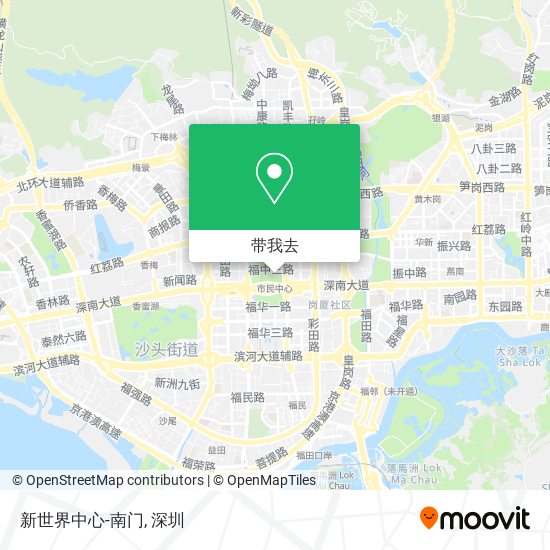 新世界中心-南门地图