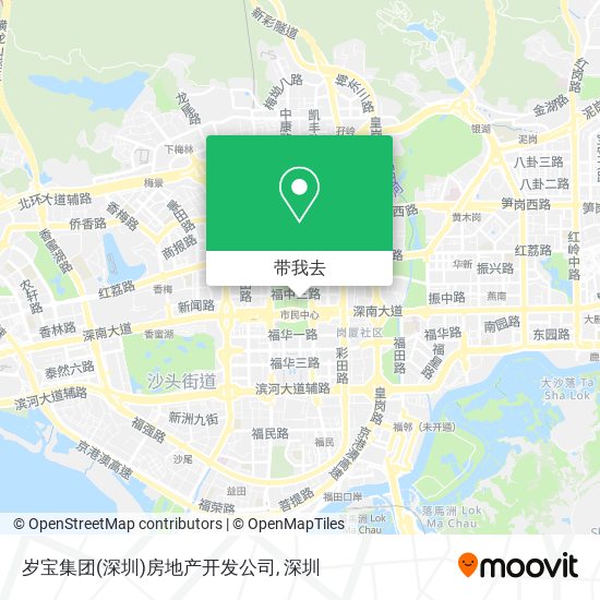 岁宝集团(深圳)房地产开发公司地图