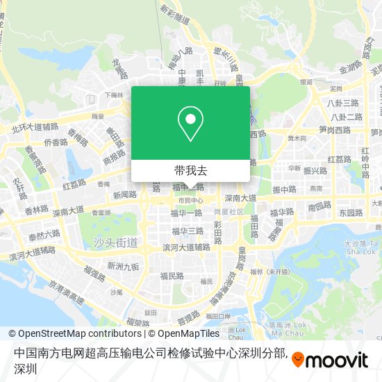 中国南方电网超高压输电公司检修试验中心深圳分部地图
