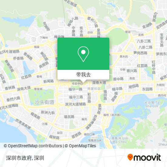 深圳市政府地图