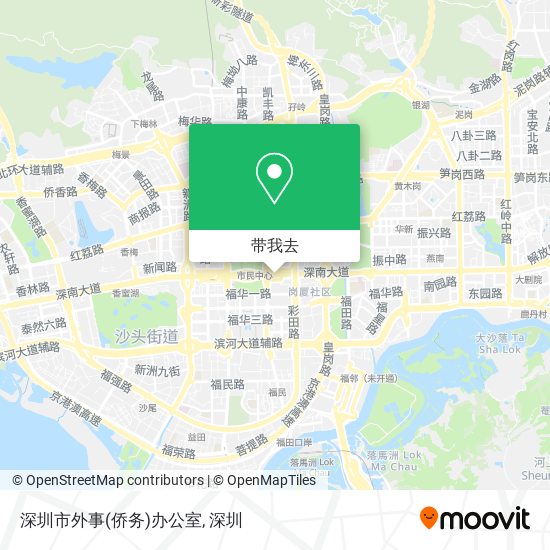 深圳市外事(侨务)办公室地图