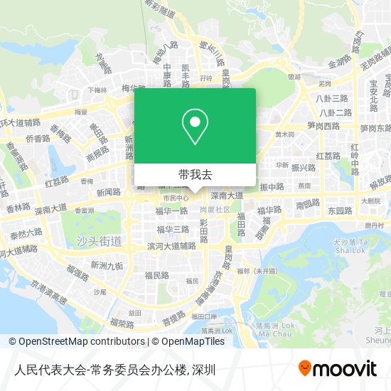 人民代表大会-常务委员会办公楼地图