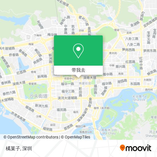 橘菓子地图