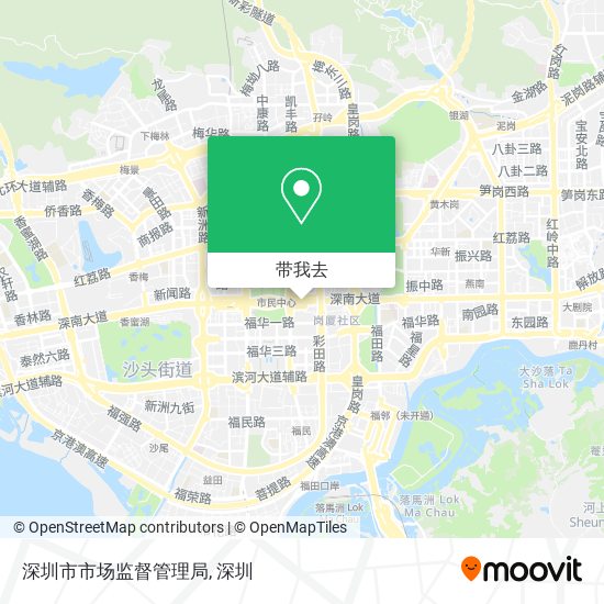 深圳市市场监督管理局地图