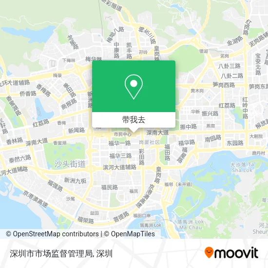 深圳市市场监督管理局地图