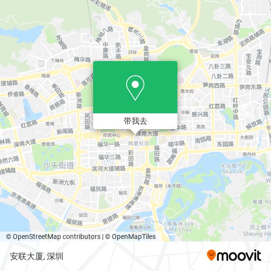 安联大厦地图