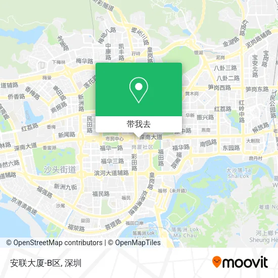 安联大厦-B区地图