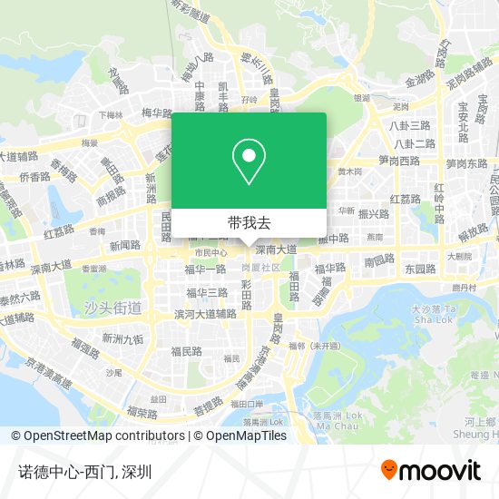 诺德中心-西门地图