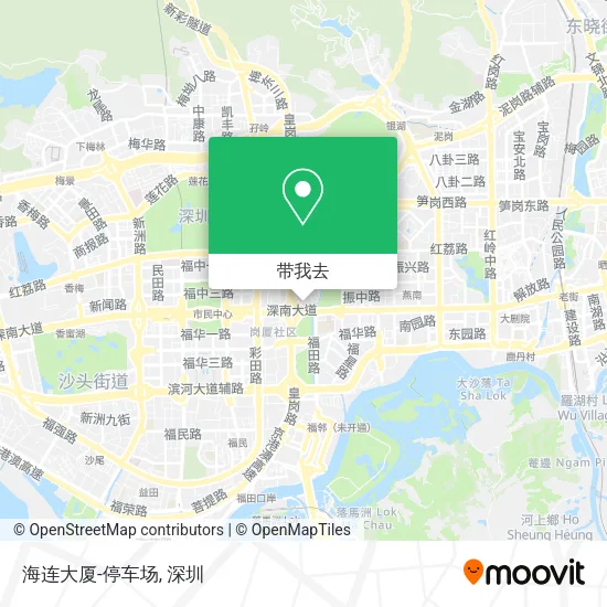 海连大厦-停车场地图