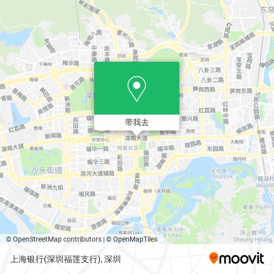 上海银行(深圳福莲支行)地图