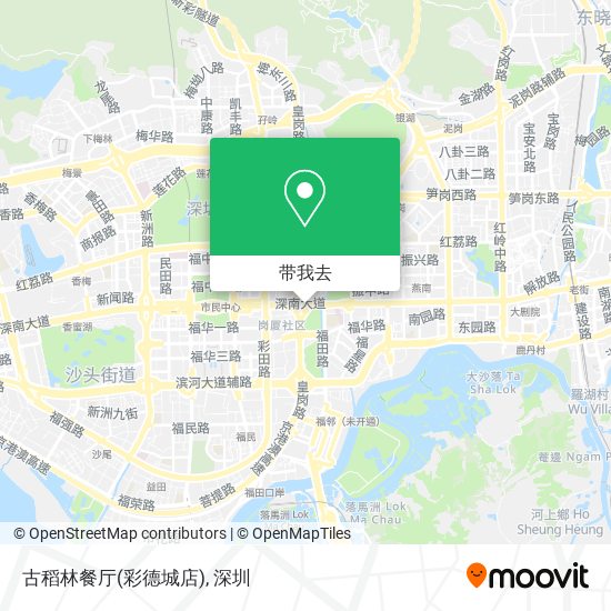 古稻林餐厅(彩德城店)地图