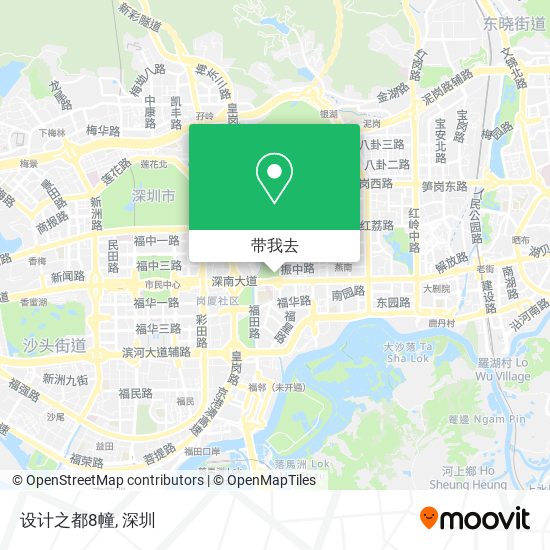 设计之都8幢地图