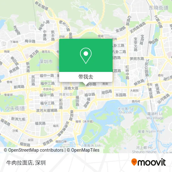 牛肉拉面店地图