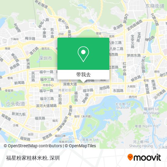 福星粉家桂林米粉地图